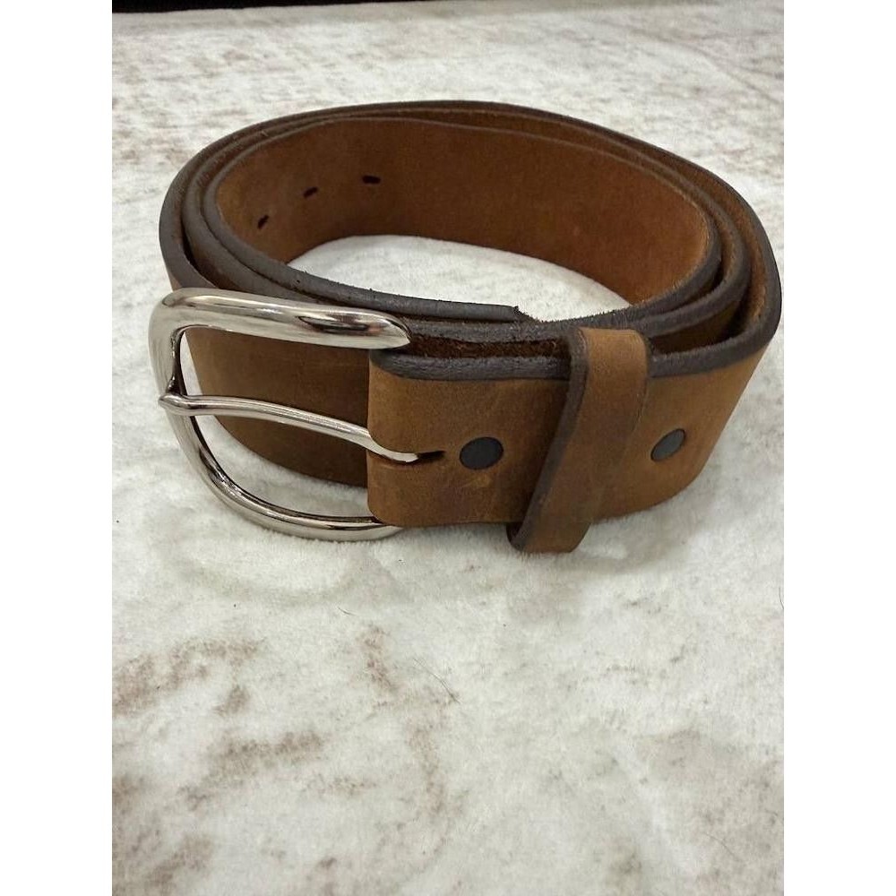 Tony Lama Men's Brown Leather Heritage Harness Belt Size 48